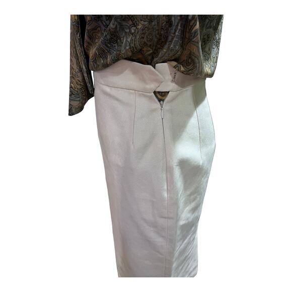 Ralph Lauren Purple Label Selena
Cream 2005 Sample Vintage Designer Pencil Skirt - Picture 6 of 14